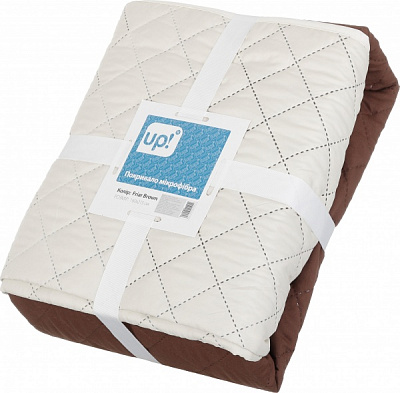 Покрывало Friar Brown 160x215 см UP! (Underprice) коричневый/белый 
