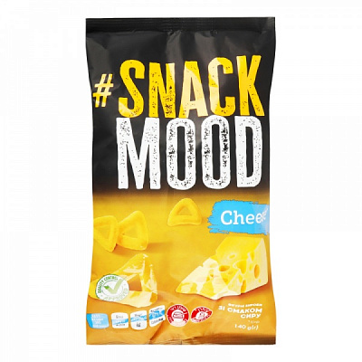 Снеки SNACK MOOD фігурні зі смаком сиру 140 г