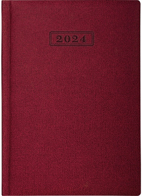 Щоденник датований червоний Optima Dublin A5 2024