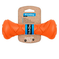 Игрушка PitchDog гантель для апортировки 19x7 см оранжевый