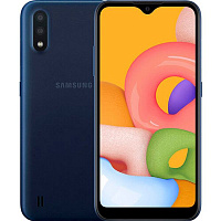 Смартфон Samsung Galaxy A01 Duos 2/16GB blue (SM-A015FZBDSEK)