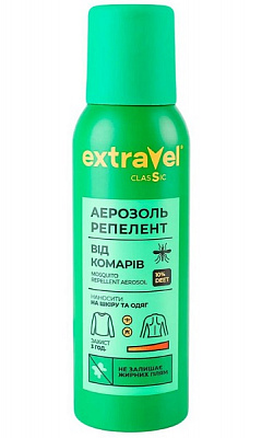 Аерозоль репеллентный Extravel от комаров Classic 100 мл