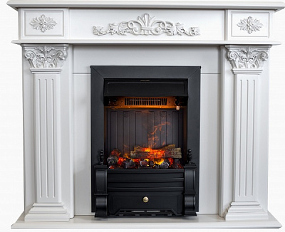 Камінокомплект ASTRA FLAME Сатурн White + Прометей