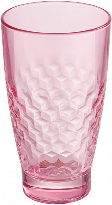 Набор стаканов высоких Olympea Smooth 370 мл 820119 розовый Royal Leerdam