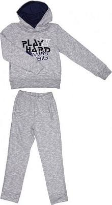 Спортивний костюм Фламінго для хлопчика 724-316 р.146 сірий із синім