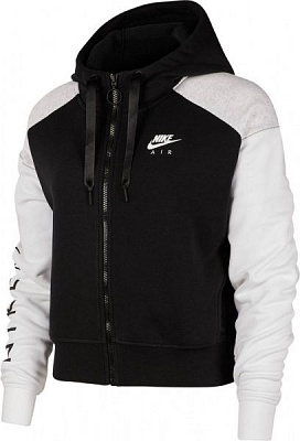 Джемпер Nike W NSW AIR HOODIE FZ BB BV4771-010 р. M черный