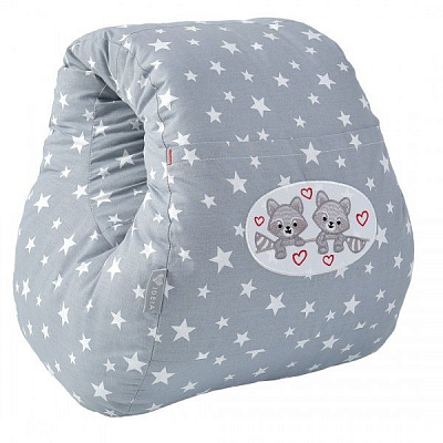 Подушка для кормления IDEIA Mini Звезда 28х30 см серый 