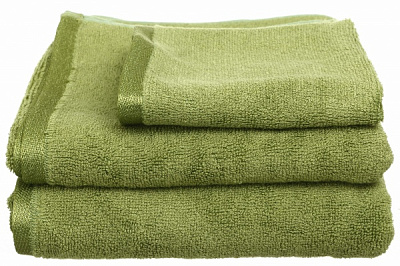 Полотенце махровое Glossy 30x50 см оливковый Texpol 