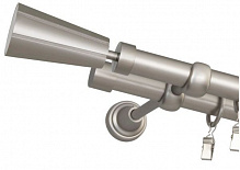 Карниз Bojanek VASO подвійний укомплектований d19 мм 200 см сатин 