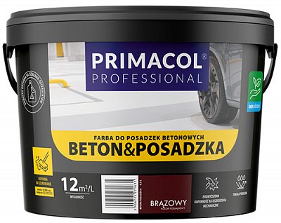 Фарба для бетонної підлоги і бетону акрилова Primacol Professional Beton&Posadzka напівмат чорний 0,75л