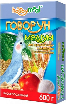 Корм Hobby meal Говорун медіум високопоживний 600 г 5162