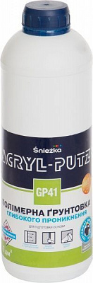 Грунтовка глубокопроникающая Sniezka Acryl-putz GP41 1 л