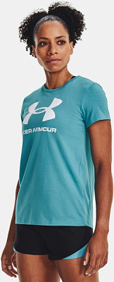 Футболка Under Armour SPORTSTYLE LOGO SS 1356305-433 р.M голубой