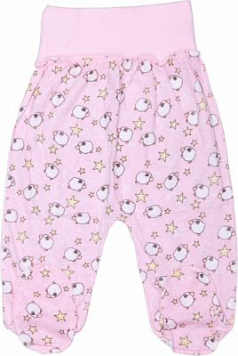 Ползунки ясельные Фламинго р.62 розовый 680-130 