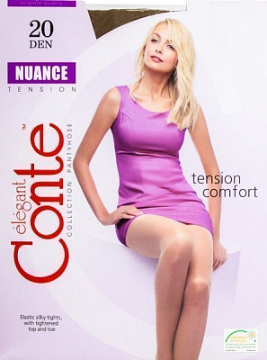 Колготки Conte NUANCE 20 den bronz р. 3 бронзовий