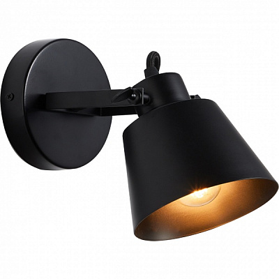 Бра Hopfen LOFT SP 1x40 Вт Е27 чорний