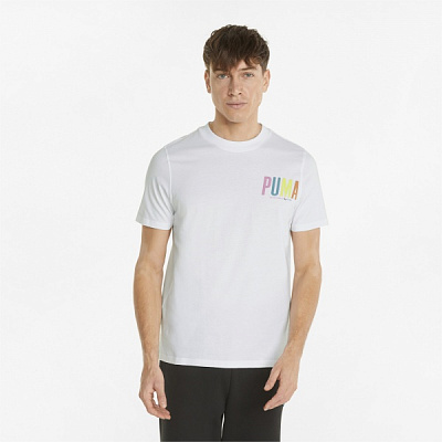 Футболка Puma SWxP Graphic Tee 53362302 р.2XL білий