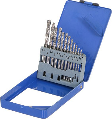 Набор сверл S&R Meister 1,5-6,5 мм 13 шт.