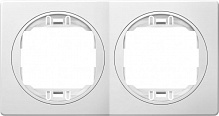 Рамка двомісна Aling-Conel EON горизонтальна білий E6701.00