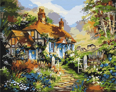 Картина по номерам Летний сказочный домик BS51879 40х50 см Brushme 