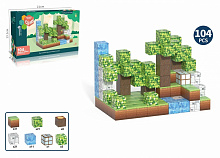 Конструктор магнитный My World Блоки 2.0 см 104 элемента CJ-4832565