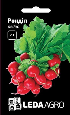 Насіння LedaAgro редиска Ронділ F1 2г (4820119791790)