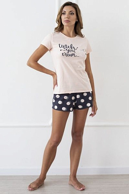 Піжама жіноча Roksana Vetch 718/16009 р. S рожева пудра