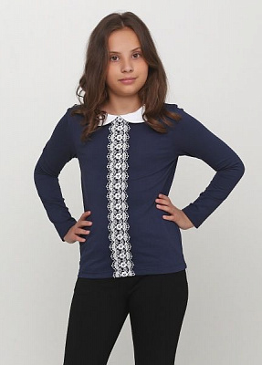 Кофта для дівчаток Vidoli G-19900W р.140 синій