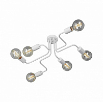 Люстра Геотон Лабіринт 02-6х60-856 6x60 Вт E27 білий 49017 