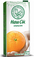 Нектар Наш Сік Апельсин 0,95 л 