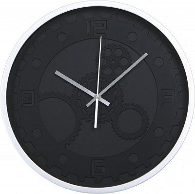 Часы настенные Техно 35,5 см серый