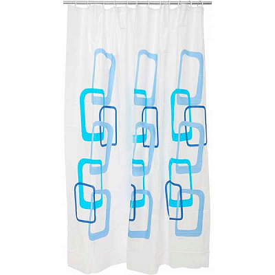 Штора для душа Bacchetta Quadri '60 celeste 08