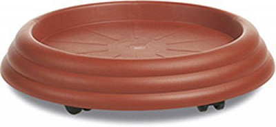 Поддон пластиковый Stefanplast Gervaso круглый (81400) светло-коричневый 