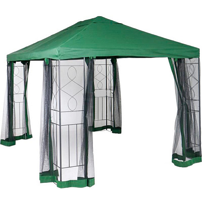 Павильон садовый UP! (Underprice) с москитной сеткой DU171 Green 3x4 м