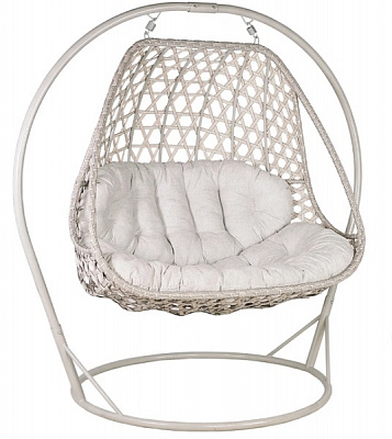 Кресло-кокон Bella Vita Феникс NEW 2-местный серый