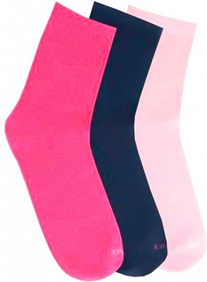 Комплект шкарпеток Duna 1075 р.22–24 малиновий рожевий темно-синій