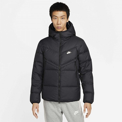 Куртка Nike M NSW SF WINDRUNNER HD JKT DD6795-010 р.S чорний