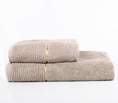 Полотенце махровое GOLD 70x140 см бежевый La Nuit