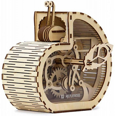 Конструктор деревянный Mr.Playwood Улитка-копилка деревянный 3D 10001/03