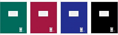 Зошит шкільний 12 аркушів у лінію One color в асортименті InterDRUK