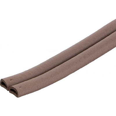 Ущільнювач самоклеючий D-подібний гумовий Scley 9х7,5 мм 6 м коричневий