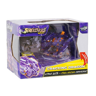 Трансформер Screechers Wild S3 L3 Крекін Дрегон 1:43 EU682304
