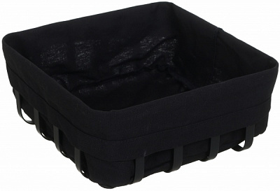 Корзинка для хлеба Marocco 22,3 см квадрат черный Flamberg Premium 