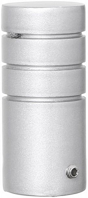 Наконечник Gardinia Ally Циліндр набірний d16 мм срібний 2 шт.