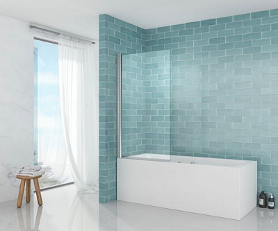 Штора для душа Imprese поворотная 180° с подъемом 800x1400 мм с ручкой 140888