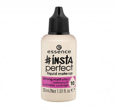 Тональная основа Essence #instaperfect №10 Cool Porcelain 30 мл