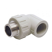 Коліно зовнішня KAS ППР d20x1/2”