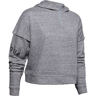 Джемпер Under Armour UA Rival Terry Hoodie 1351806-035 р. M сірий