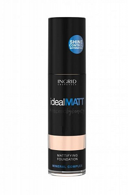 Тональний крем INGRID Ideal Matt №304 Deep bronze 30 мл