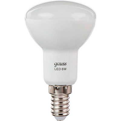 Лампа світлодіодна Gauss Black 6 Вт R50 матова E14 220 В 2700 К 106001106